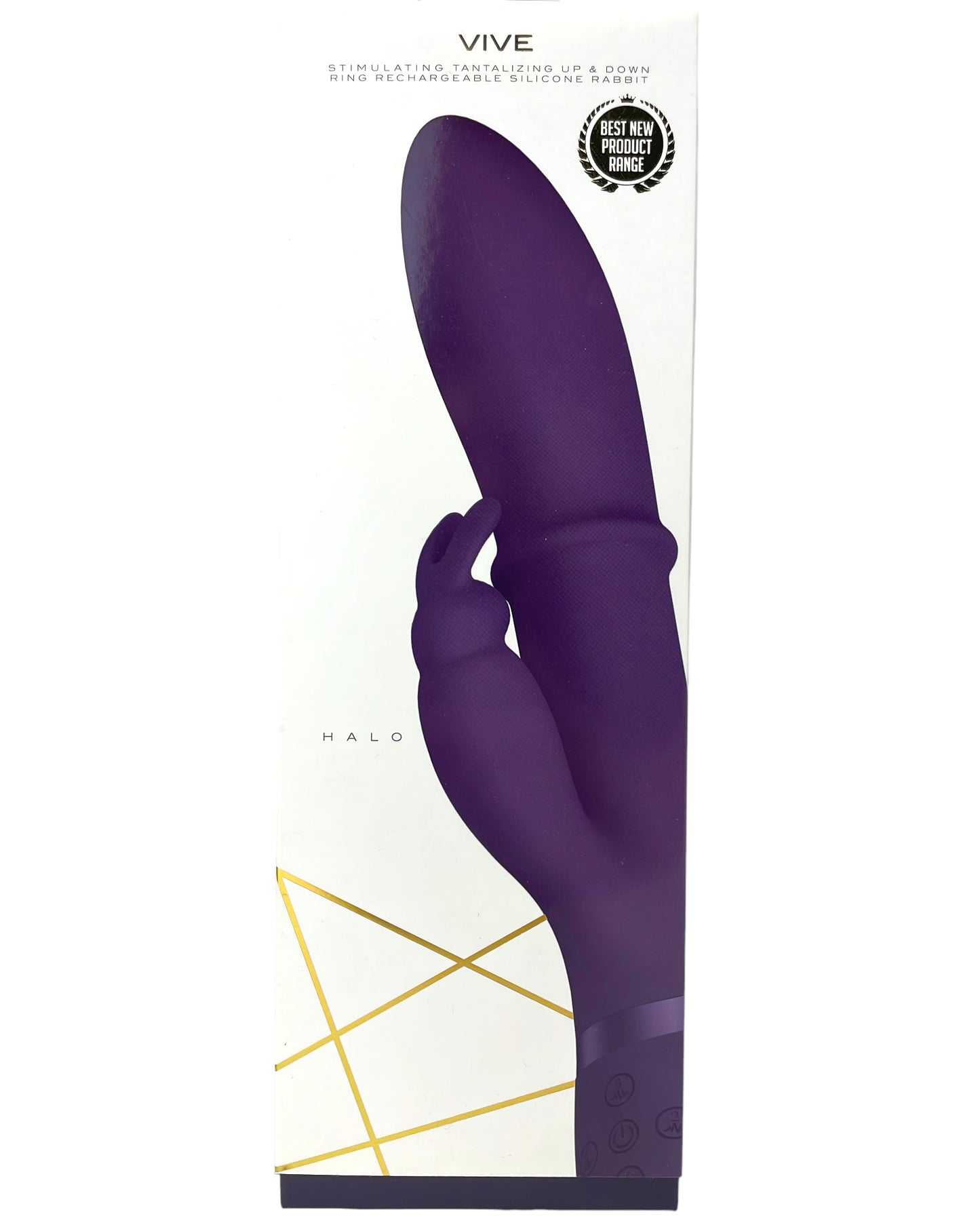 Halo - Vibrador de conejo con anillo