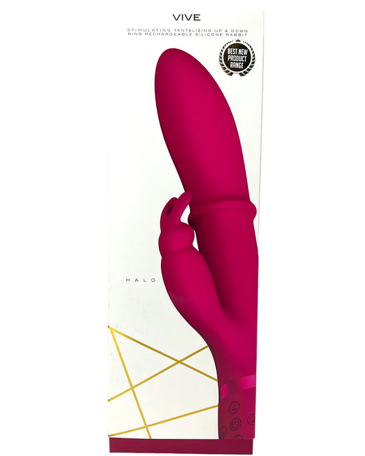Halo - Vibrador de conejo con anillo