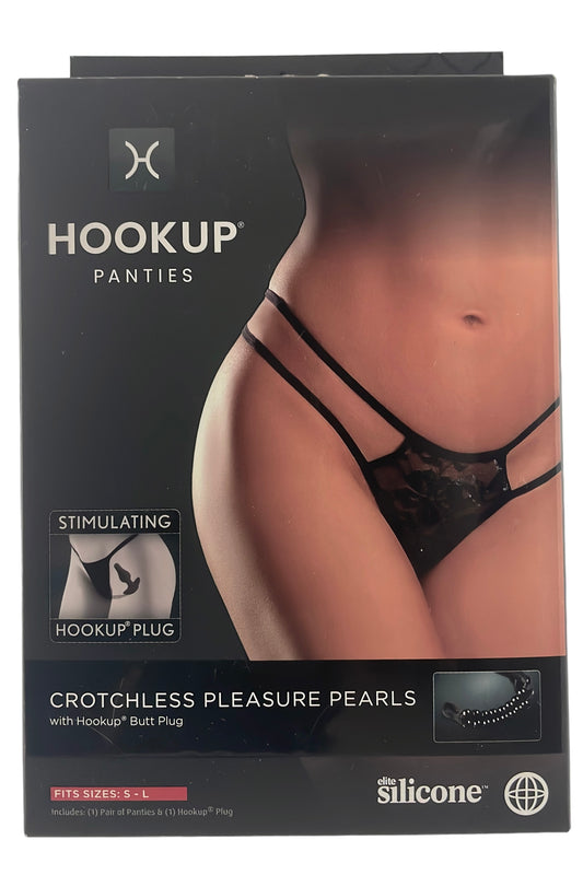 Crotchless Pleasure Pearls Panty